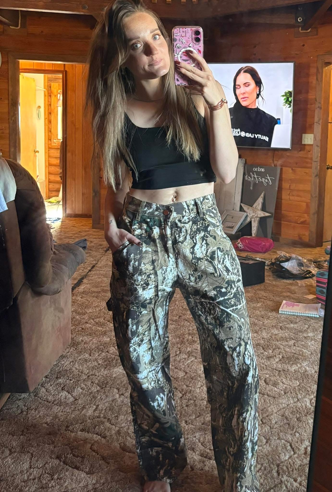 Camo jeans
