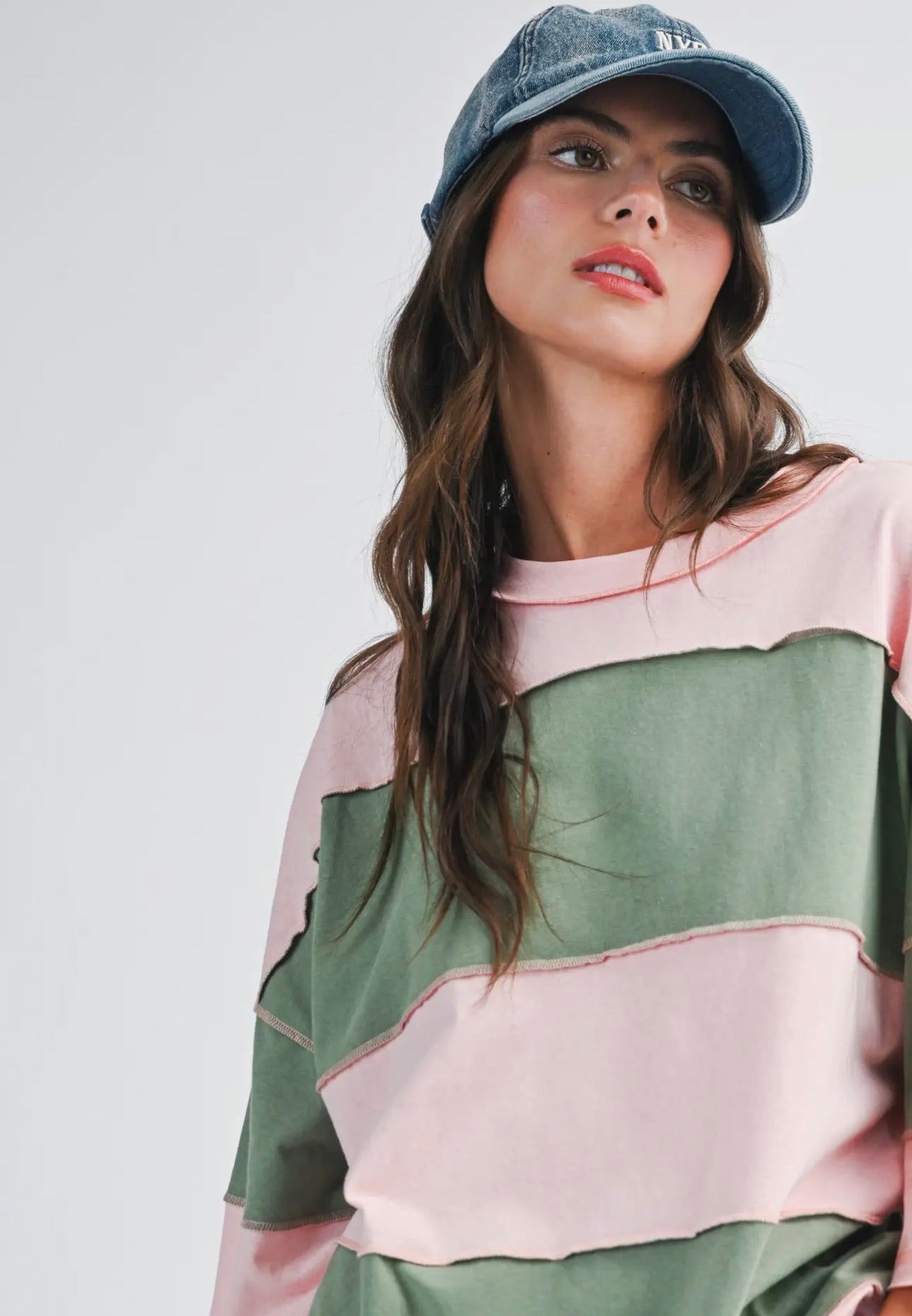 Long sleeve striped tee